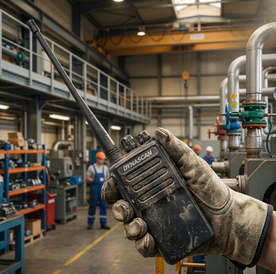 Dynascan 220BT walkie-talkie profesional con bluetooth
